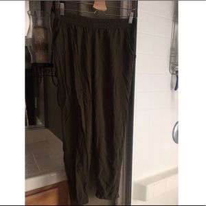 Olive green harem pants